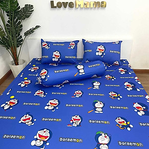 Ga chống thấm 1m2x2m 1m4x2m, 1m6x2m, 1m8x2m, 2xm2m LoveMama họa tiết Doremon