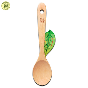 Muỗng Oval Múc Canh, Xới Cơm - Vá Gỗ 05 Gỗ Beech - Đồ Gỗ Nhà Bếp Thương Hiệu Trường Sơn