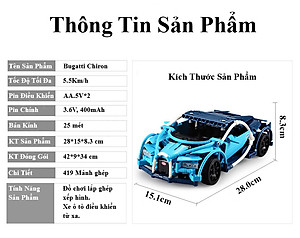 Đồ Chơi Lắp Ghép Technic Cao Cấp Mô Hình Xe Đua Thể Thao Ferrari Lamborghini Bugatti Với 400+ PSC, Bộ Đồ Chơi Điều Khiển Từ Xa, Mô Hình Siêu Xe Điều Khiển RC