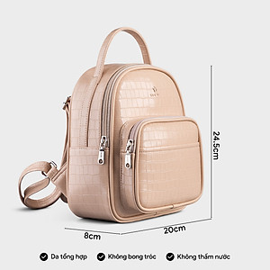 Balo Yuumy ( Thời trang nữ thiết kế tối giản - Balo da Verein YBA83 )