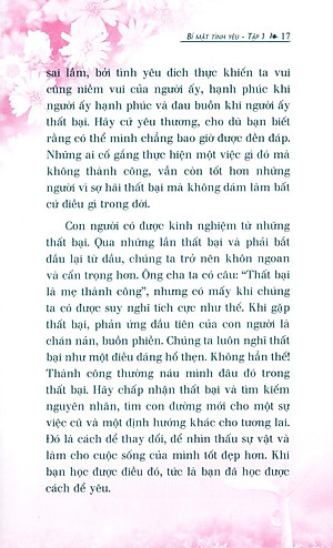 Sách Bí Mật Tình Yêu 1 (Tái Bản)