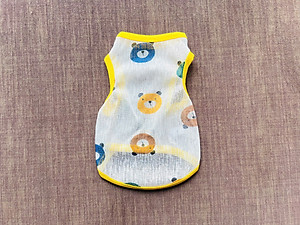 ÁO THUN BA LỖ THÔNG HƠI SIÊU CUTE TỪ 1-7KG DÀNH CHO THÚ CƯNG CHÓ MÈO
