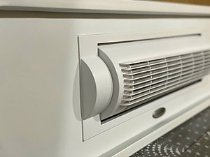 Quạt ốp trần mẫu mới không cánh quay 180 độ, ốp sát trần thế hệ mới, lắp cho phòng khách - phòng ngủ, hàng chính hãng Klasse KL126