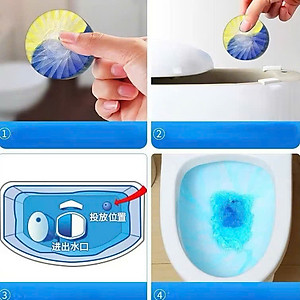 Viên Sạch Bồn Cầu – Viên Thả Bồn Cầu Sạch Khuẩn, Tẩy Sạch Mảng Bám, Khử Mùi Diệt Vi Khuẩn Toilet - HÀNG CHÍNH HÃNG MINIIN