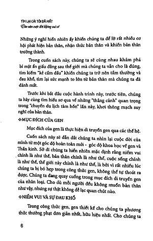 Sách Tìm Lại Cái Tôi Đã Mất