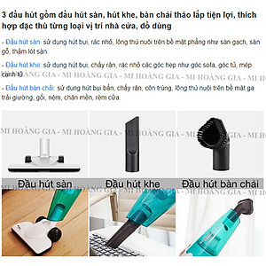Máy Hút Bụi Mini Cầm Tay DEERMA - Hàng Chính Hãng