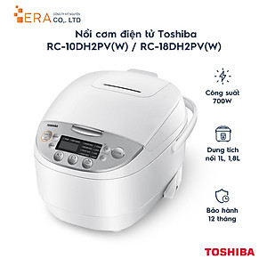 Nồi Cơm Điện Tử Toshiba RC-10DH2PV(W) - Hàng chính hãng
