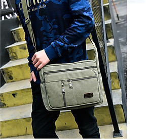 Túi đeo chéo nam vải canvas cao cấp phong cách mới