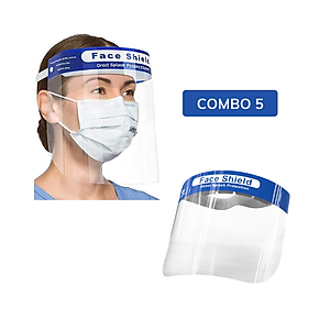 Combo Mặt Nạ Chống Giọt Bắn Face Shield