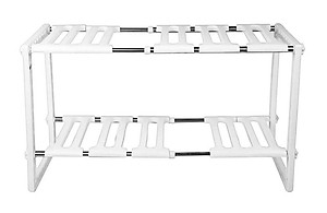 Kệ Để Đồ Gầm Trạn Nhà Bếp Nhà Tắm Kệ Trang Trí 2 Tầng Đa Năng Cao Cấp - Nhỏ Gọn - Tiện Dụng - Chắc Chắn- Hàng Chính Hãng MINIIN