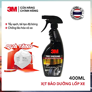 Chai Xịt Bảo Dưỡng Lốp Xe Ô Tô 3M 39042 LT 3M Tire Dressing (400ml)