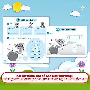 Combo Bài tập bổ trợ Toán – lớp 2 (cơ bản và nâng cao) (2 Tập)