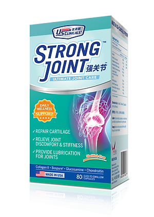 Viên Uống Bổ Sung Glucosamine Gấp Đôi, Cải Thiện Sụn, Khớp Giảm Nhức Mỏi Triệt Để US Clinicals StrongJoint Từ Mỹ - 80 Viên