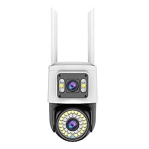 (Mẫu 2024) Camera 4G Yoosee 2 MẮT XEM 2 MÀN HÌNH 5.0MPX xoay 360 độ, xem đêm có màu, hỗ trợ đàm thoại 2 chiều - hàng chính hãng