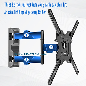 Giá Treo Tivi Góc Xoay Nhập Khẩu North Bayou P4 (32-55inch) 