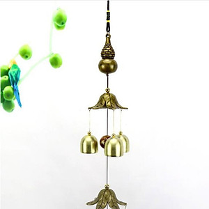 Chuông gió hồ lô phong thủy biểu tượng sự an lành, sức khỏe trường thọ