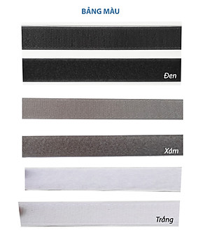 Miếng dán xé có keo bản 2.5cm, velcro tape/ khóa nhám (1 set)