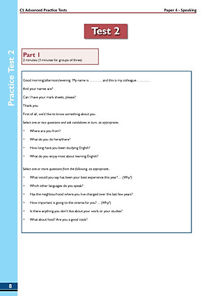 C1 Advanced 1 with 4 Practice Tests - Latest Format