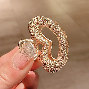 Set 5 Kẹp Tóc Vàng Đính Đá Siêu Xinh, Kẹp Tóc Hàn Quốc Mẩu Mới Hot Trend 2020