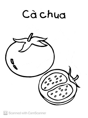 Sách Bé Tập Tô Màu - Rau Củ (Tái Bản)