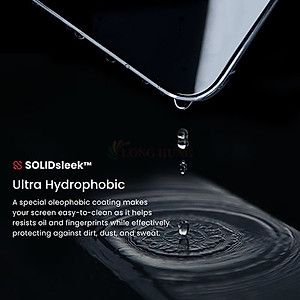 Dán màn hình cường lực Full viền chống vân tay Zeelot dành cho iPhone 15 Pro Max/15 Pro/15 Plus/15/14/13/12/11 - Hàng chính hãng