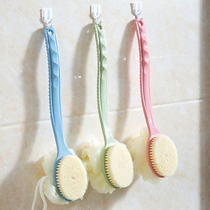 Cây Bàn Chải Cọ Lưng 2 Đầu Có Bông Tắm Tiện Lợi Chính Hãng TOKDODO