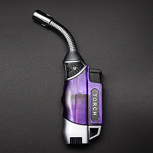 Vỏ Hột Quẹt Bật Lửa Khò Vòi D 1 Tia GF-8631 Trong Suốt Nhìn Rõ Lượng Gas - Nhiều Màu (KHÔNGSẴNGA)