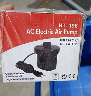 Bơm Hơi Điện Mini - Bơm hơi bể bơi phao, nệm hơi, phao bơi