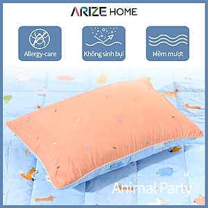 Vỏ Gối ARIZE Vải Microfiber Họa Tiết Dễ Thương Kích Thước 50x70cm (01 Cái)
