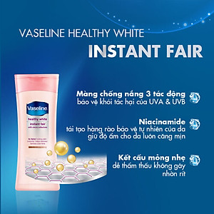 Combo 2 Sữa dưỡng thể dưỡng sáng da tức thì VASELINE Healthy Bright Instant Radiance 320ML/chai