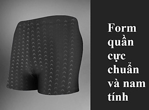 Quần Bơi Nam Thiết Kế Vảy Cá Mập Cleacco Chống Thấm Nước , Nhanh Khô Tặng Kèm Nón Bơi và Bịt Tai Silicon Cao Cấp