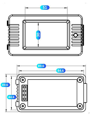 Peacefair PZEM-022+Opening And Closing CT 100AAC Digital Display Power Monitor Voltmeter Ammeter Power Meter Frequency Meter Factor Table