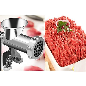 Máy Xay Thịt Bằng Tay Đế Kẹp Bàn - Cối Xay Thịt Quay Tay Đa Năng Không Gỉ, Nhỏ Gọn, Tiện Dụng - Hàng Loại 1 - Chính Hãng MINIIN 