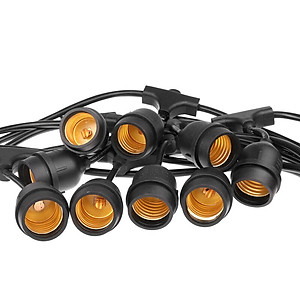 Dây Đèn Led Trang Trí Ngoài Trời NAVIVU (Chuôi E27 Cao Cấp, Lõi Đồng, Chống Nước)