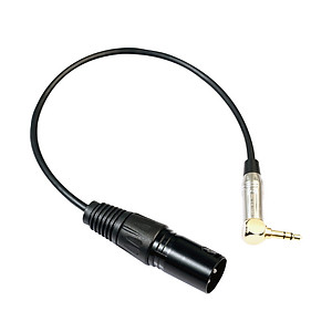 Transhine DC-03 - Cáp Tín Hiệu Cho Transmitter, Kết Nối Máy Quay XLR - 3.5mm, Dài 0.3m
