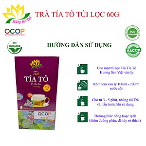 Trà Tía Tô Túi lọc Hương Sen Việt (60g)