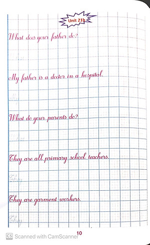 Sách Luyện Viết Tiếng Anh Trình Bày Trên Giấy Ô Li Dành Cho Học Sinh Lớp 4 Tập 2