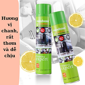 Chai xịt tẩy rửa đa năng Handboss – Dạng bọt tiện lợi, làm sạch mọi bề mặt 650ml-Hàng nhập khẩu