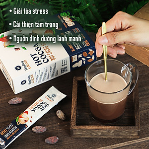 Bột cacao sữa Heyday - Hot Cocoa hộp 12 gói x 20g - Đậm vị chân thật từ cacao nguyên chất