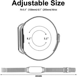 Miband 7 - Dây đeo Milanese thép lưới Xiaomi Mi band 7