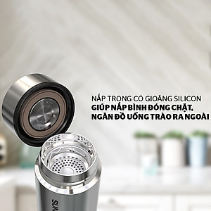 Bình giữ nhiệt inox 304 Sunhouse 450ml KS-TU450I