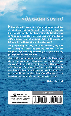 Sách Nửa gánh suy tư