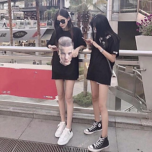 Áo thun nữ ih nom uh nit , áo thun chất cá tính form rộng tay lỡ