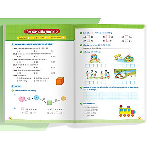 Combo 2 Cuốn Phiếu Bài Tập Cuối Tuần Toán Và Tiếng Việt 1