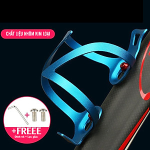 Giá Đỡ Bình Nước Xe Đạp Bằng Kim Loại Nhôm Siêu Nhẹ Gắn Cho Xe Đạp Thể Thao (Tặng Kèm Phụ Kiện, Dụng Cụ Lắp Đặt) - Mai Lee