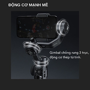 Gimbal Zhiyun Smooth 5S / Smooth 5S combo - Tay cầm chống rung 3 trục cho điện thoại phiên bản nâng cấp có joystick Zoom và Focus độc quyền - Hàng nhập khẩu