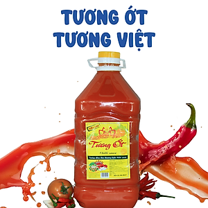 Tương Ớt Tương Việt Bình 4.8kg - Thương Hiệu Tương Việt Hoa Sen
