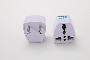 Đầu chuyển ổ cắm 3 chấu qua 2 chấu - Hàng chính hãng