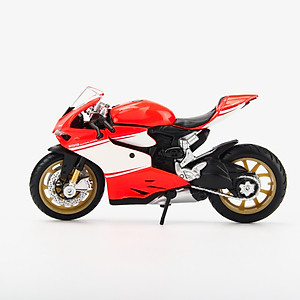 Mô hình xe mô tô Ducati 1199 Superleggra Fluorescent 1:18 Maisto  20-13100