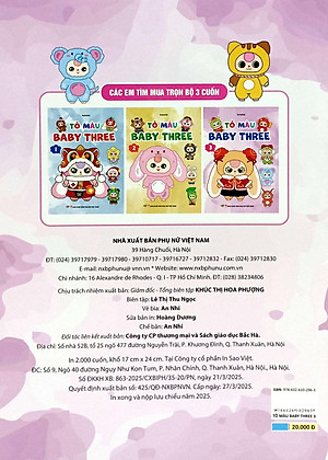 Sách - Tô Màu Baby Three 3